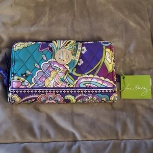 Vera Bradley purple/teal wallet NWT